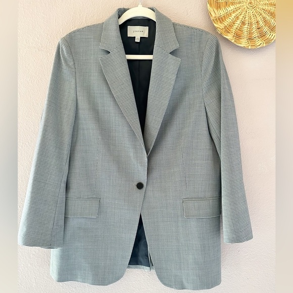 Jigsaw Wool Blend Blazer‎ Jacket Size 10 - Picture 1 of 5